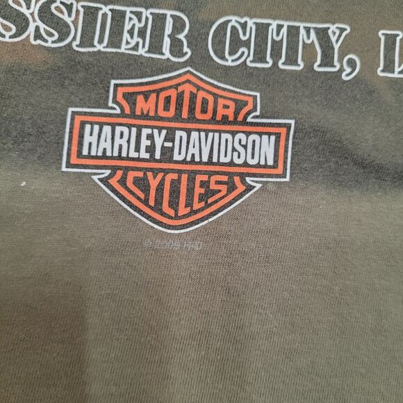VTG Harley Davidson A-10 Warthog Tee Mens XS (Tag S) USA Bossier City - Picture 5 of 7